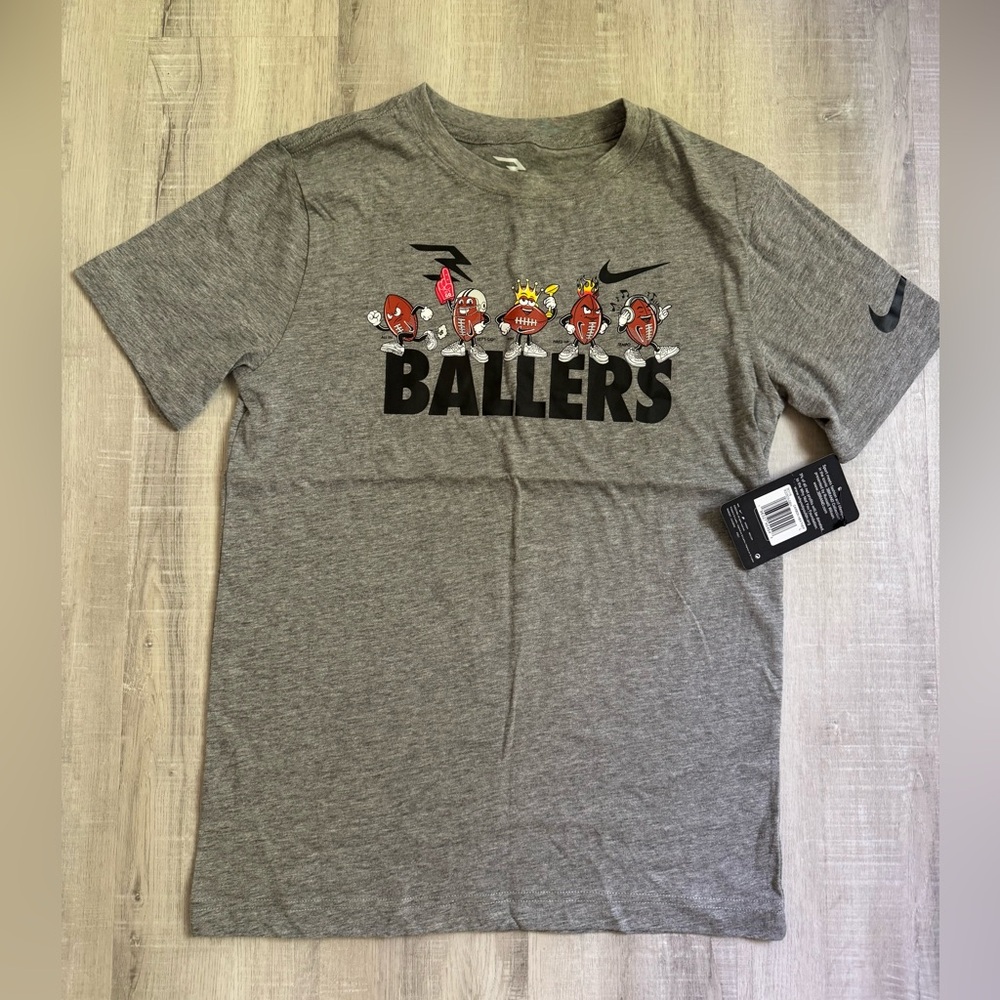 Nike Gray Graphic Tee Short Sleeve